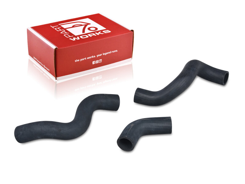 3 durites de radiateur pour PORSCHE 996 Carrera 4 - Alimentation et retour de liquide de refroidissement