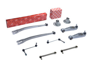 6x horquilla + brazo oscilante para PORSCHE Boxster 986 TRASERO SPORT de cambio