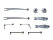 6x triangle de suspension + bras oscillant pour PORSCHE Boxster 986 REAR SPORT en échange
