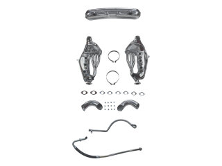 Kit scambiatore di calore per scarico PORSCHE 911 3.2 Scarico sportivo 84 mm V2A 2 uscite