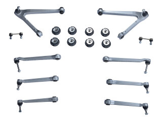 8x Querlenker +Streben+Lager f&uuml;r PORSCHE 993 Hinterachse STANDARD im Austausch