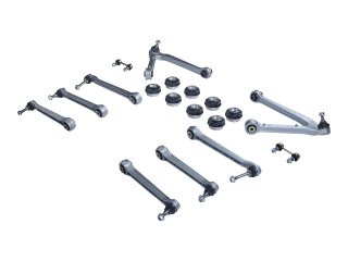 ポルシェ993 リアアクスル用 コントロールアーム + ストラット + ブッシング 8個 STANDARD (交換用)