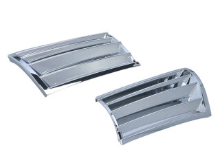 Griglie per clacson per PORSCHE 911 F 69-73 Griglie per clacson in plastica CROMATE S+D