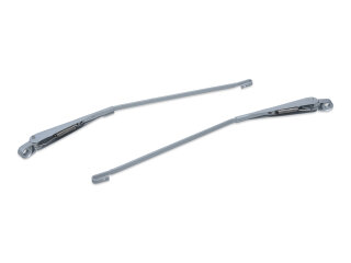 2x Bracci Tergicristallo per PORSCHE 911 F fino al 67 912 ACCIAIO INOX ARGENTO