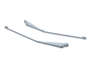 2x Ruitenwisserarmen voor PORSCHE 911 F tot -67 912 ZILVER ROESTVRIJ STAAL