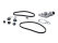 Water pump + timing belt set + rollers for PORSCHE 944 S