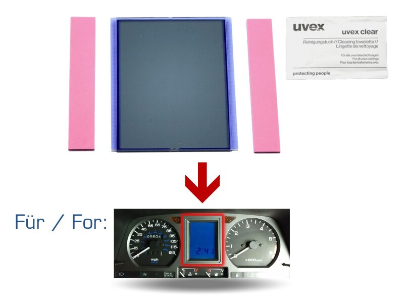 Display tachimetro per quadro strumenti Honda Goldwing GL 1500 88-00