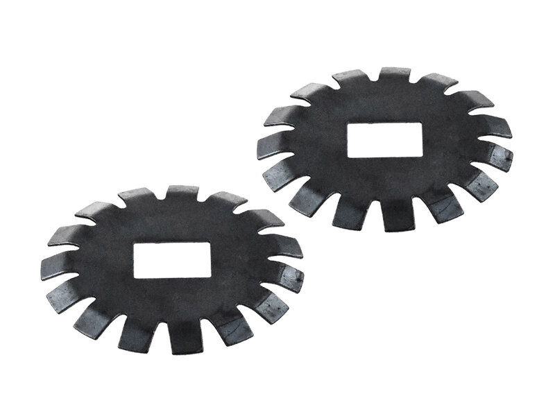 2x Borgplaat voor sleufmoer voor PORSCHE 911 F/G 69- 930...