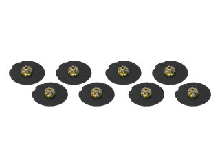 8x Piastre di smorzamento pinza freno per PORSCHE 964 996...