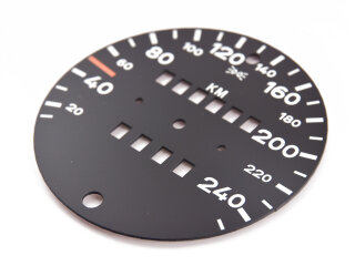 Cadran de compteur de vitesse pour PORSCHE 911 G 3.0 SC, 250 km/h V2