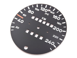 Speedometer face for PORSCHE 911 G 3.0 SC, 250 km/h V2