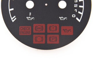Esfera del veloc&iacute;metro para PORSCHE 964 Carrera turbo: presi&oacute;n y temperatura del aceite