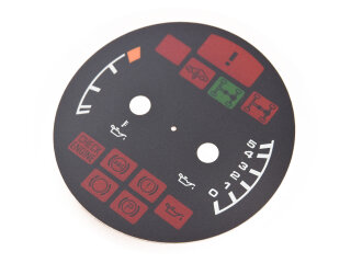 Speedometer dial for PORSCHE 964 Carrera turbo oil...