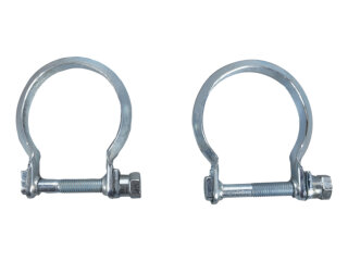 2x Auspuffschelle f&uuml;r PORSCHE 996 Carrera Endschalld&auml;mpfer Schelle 99611110800