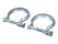 2 colliers de serrage pour silencieux arrière PORSCHE 996 Carrera, référence 99611110800