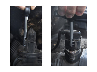 Connector release tool for PORSCHE connector disassembly tool