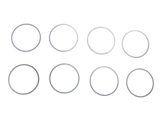 MERCEDES Unimog 401 411 アクスル スラスト チューブ SET 用スラスト ボール ジョイント シム