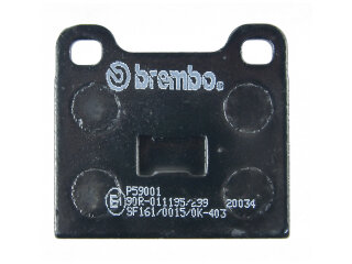 Remblokken voor PORSCHE 911 2.0 2.2 914 VOOR/ACHTER BREMBO