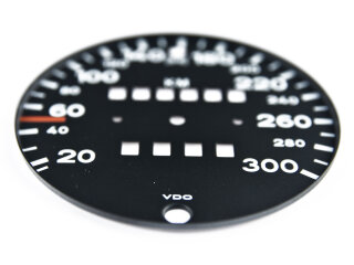 Original Porsche 930 3.3 Turbo VDO Speedometer Dial 300 V2 (Exchange)