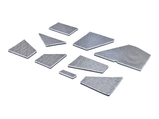 Alfombrillas aislantes para la cubierta del motor del MERCEDES Unimog 404 S. Aislamiento del cap&oacute;.