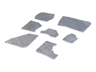 Soundproofing mats for engine cover of MERCEDES Unimog 406 416 403