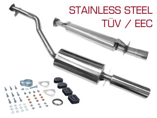 Échappement pour PORSCHE 924S 944 2.5 - Kit...