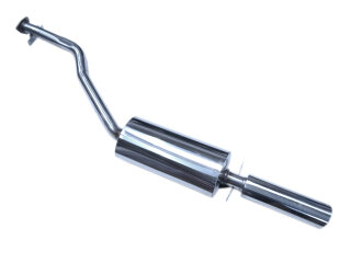 Escape para PORSCHE 924S 944 2.5: Juego de silenciador trasero + Juntas/Tornillos