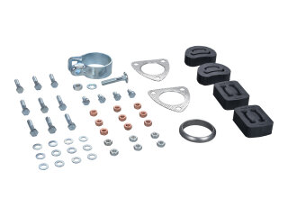 PORSCHE 924S 944 2.5 リアサイレンサー SET + ガスケット/ネジ用エキゾースト