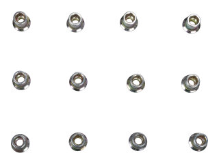 12x シリンダーヘッドナット PORSCHE 964 ターボ 3.3 カレラ 993 272PS セット用