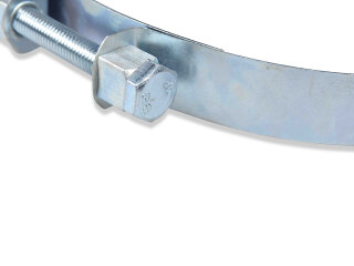 Collier de serrage d&eacute;chappement pour sangle de tension de silencieux arri&egrave;re PORSCHE 924 2.0 477253325A