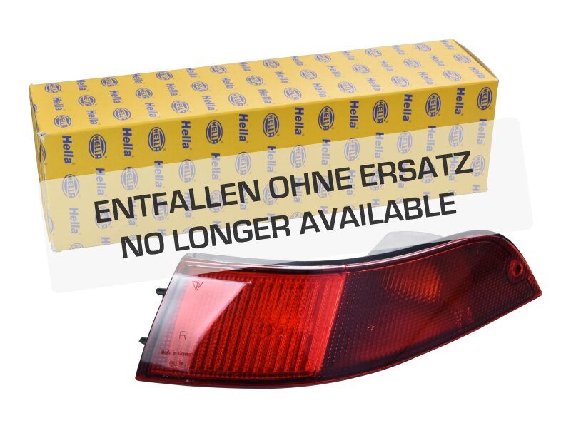Achterlicht voor PORSCHE 993 Carrera turbo HELLA ROOD RECHTS