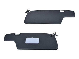 Sonnenblenden f&uuml;r PORSCHE 911 F/G SC Coupe SCHWARZ-CREME L+R