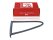 Triangular window seal for PORSCHE 911 Carrera 2.7 74-77 REAR LEFT