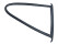 Vedação triangular da janela para PORSCHE 911 Carrera 2.7 74-77 TRASEIRA ESQUERDA