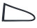 Guarnizione triangolare per finestrino per PORSCHE 911 3.2 87- 964 POSTERIORE DESTRO 96454303602