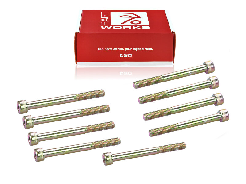 9x Vliegwielbouten voor PORSCHE 911 3.2 Carrera 964 -89