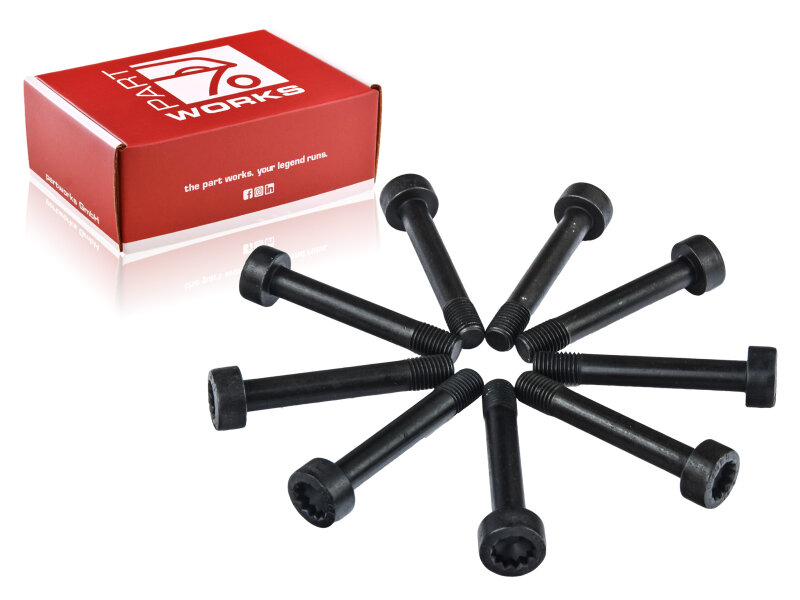 9 boulons de volant moteur pour PORSCHE 964 968 993 996T...