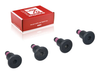 4x Rear Spoiler Screws for PORSCHE 964 993 Carrera Turbo...