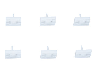 6x clip + doorvoertule dorpellijst voor PORSCHE 964...