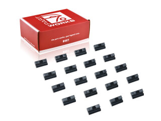 19x clip cornice decorativa per telaio del finestrino del parabrezza PORSCHE 914 91454192110