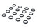 16x anelli di tenuta tubo punteria per PORSCHE 356 1300 1500 1600 912 guarnizioni O-ring