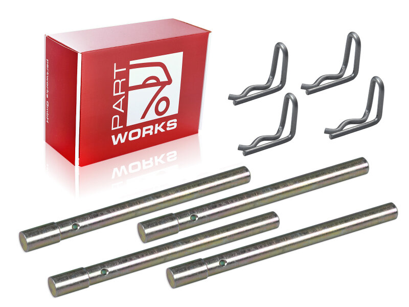 4x Brake Pad Retaining Pin + Cotter Pin for PORSCHE 911...