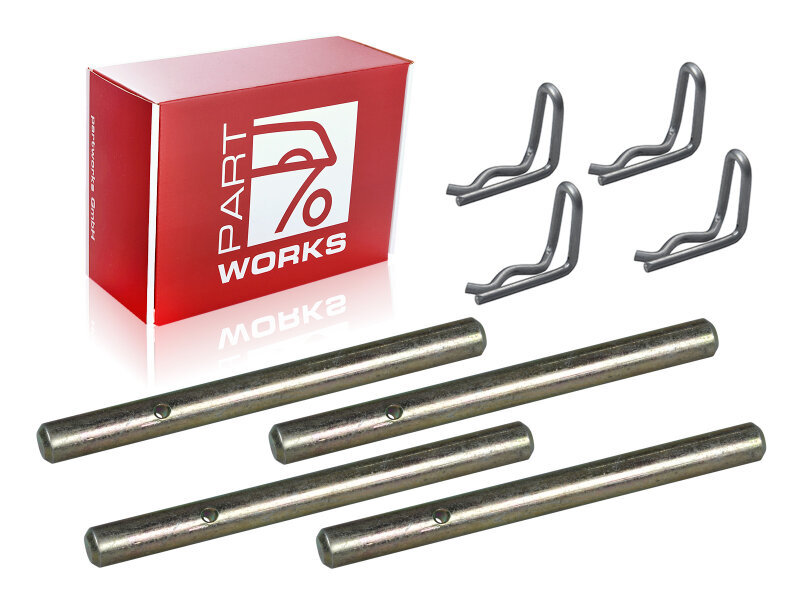 4x Remblokborgpen + splitpen voor PORSCHE 356 C 911 912...
