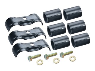 3x Soportes de l&iacute;nea de aceite para PORSCHE 911 G SC 930 74-86 + Insertos de goma/Tornillos