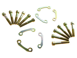 6x piastra rondella + albero di trasmissione a vite per cuffia asse PORSCHE 964 993 986