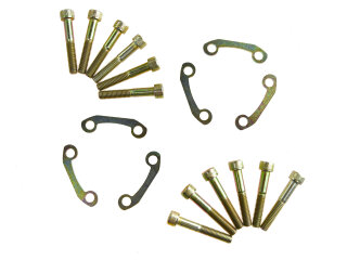 6x piastra rondella + albero di trasmissione a vite per cuffia asse PORSCHE 964 993 986