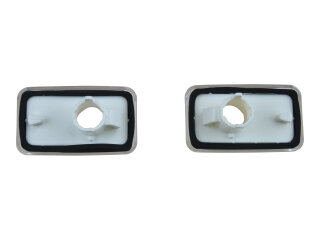 2x indicadores laterais para PORSCHE 911 G 964 993 924 944 968 BRANCO + l&acirc;mpadas LARANJA