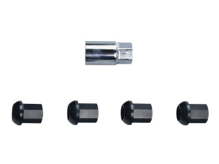 Tuercas antirrobo para llantas de aluminio de 7 puntos...
