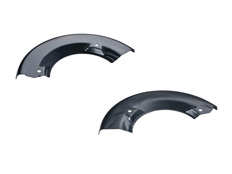 2 protectores antipolvo para frenos de PORSCHE 911 F 2.0 TELS. Placa de soporte trasera.