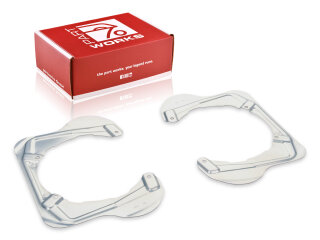 2x Brake Dust Shields for PORSCHE 993 from 95- Rear...